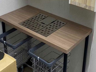 仕分け・検品用の作業台（イメージ）